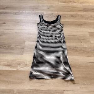 Chelsea‎ & Theodore Striped Tank Dress Pima Cotton/Modal Women's S